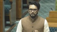 Anurag Thakur Claims TMC MPs Are Smoking E-Cigarettes Inside Parliament, Lok Sabha Speaker Om Birla Says 'Will Take Action' (Watch Video) Anurag Thakur Claims TMC MPs Are Smoking E-Cigarettes Inside Parliament, Lok Sabha Speaker Om Birla Says 'Will Take Action' (Watch Video)
