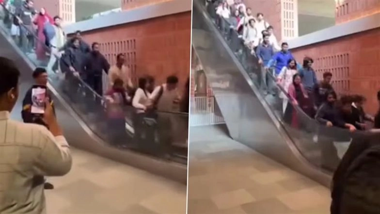Viral Video Captures Panic As Dhaka’s BRAC University Escalator Accelerates Suddenly