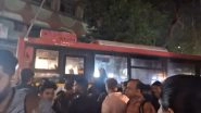 BEST Bus Crash: 4 Dead After BEST Bus Rams Into Pedestrians Near Bhandup Railway Station in Mumbai, Driver Taken Into Custody (Watch Videos)