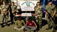 Gold Smuggling Racket Busted by BSF: 2 Smugglers Trying To Transport Gold Across Indo-Bangladesh Border Arrested, 20 Gold Biscuits Worth INR 3.02 Crore Seized (See Pics)