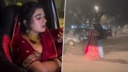 Viral Video Shows Woman in Bridal Wear Meeting Alleged Lover Before Wedding; Netizens Call It Scripted Viral Video Shows Woman in Bridal Wear Meeting Alleged Lover Before Wedding; Netizens Call It Scripted