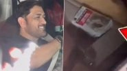 Fans Spot Cigarette Packet in MS Dhoni&rsquo;s Car Next to Wife Sakshi, Video Goes Viral