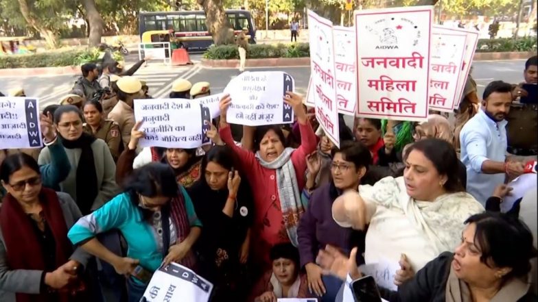 ‘His Bail Should Be Rejected’: Victim’s Family, Activists Protest Outside Delhi High Court Against Kuldeep Singh Sengar’s Bail in Unnao Rape Case
