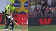David Warner Hits Sensational Six As He Flicks Mahli Beardman Over Square Leg During Sydney Thunder vs Perth Scorchers BBL 2025-26 Match (Watch Video)