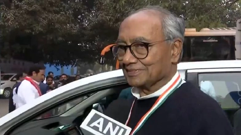 ‘Amit Shah Was Never in RSS’: Congress Leader Digvijaya Singh Launches Sharp Attack on Government During Rajya Sabha Discussion on Election Reforms