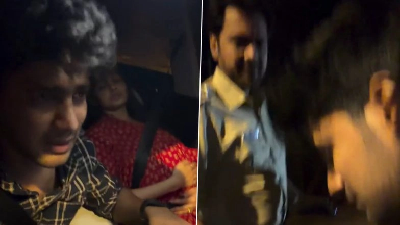 Viral Video Claims Cop Stopped Drunk Man at Blockade Only to Help His Pregnant Wife Reach Hospital Safely; Internet Calls It Scripted