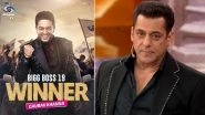 ‘Bigg Boss 19’ Grand Finale: Gaurav Khanna Declared Winner With INR 50 Lakh Prize Money, Salman Khan Breaks Down in Tears While Paying Tribute to Dharmendra ‘Bigg Boss 19’ Grand Finale: Gaurav Khanna Declared Winner With INR 50 Lakh Prize Money, Salman Khan Breaks Down in Tears While Paying Tribute to Dharmendra
