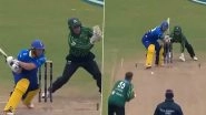 Glenn Phillips Switches Stance to Bat Left-Handed, Hits Jayden Lennox For Massive Six Over Covers During Otago vs Central Districts Super Smash 2025-26 Match (Watch Video)