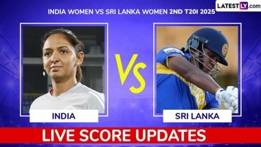 India Women's National Cricket Team vs Sri Lanka Women's National Cricket Team 2nd T20I 2025 Live 