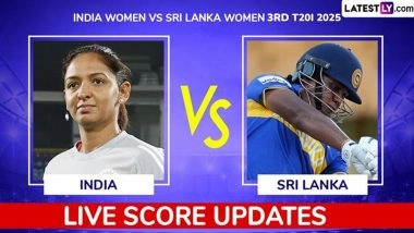 IND-W Win By 8 Wickets | India Women vs Sri Lanka Women Highlights of 3rd T20I 2025: Shafali Verma's Sensational Half-Century, Renauka Singh Thakur's Four-Fer Help India Secure Series Victory