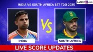 India vs South Africa Live Score Updates of 1st T20I 2025: Get Toss Winner Result, Live Commentary and Full scorecard Online of IND vs SA Cricket Match India vs South Africa Live Score Updates of 1st T20I 2025: Get Toss Winner Result, Live Commentary and Full scorecard Online of IND vs SA Cricket Match