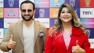 ISPL 2026: Saif Ali Khan's Kolkata Connection Takes Spotlight as Celebrity Co-Owner of Tiigers of Kolkata Team at ISPL Season 3 Auction