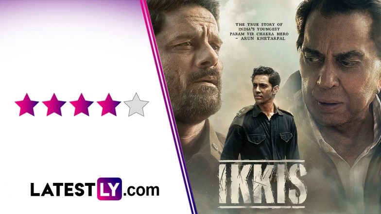 ‘Ikkis’ Movie Review: Dharmendra – the Soul of Emotional War Film, Agastya Nanda and Simar Bhatia Make Smashing Feature Film Debut, Jaideep Ahlawat Shines (LatestLY Exclusive)