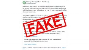 Did India Deny Overflight Clearance to Pakistani Aircraft Carrying Humanitarian Assistance to Cyclone-Hit Sri Lanka? Fake Claim by Pakistan Foreign Office Debunked