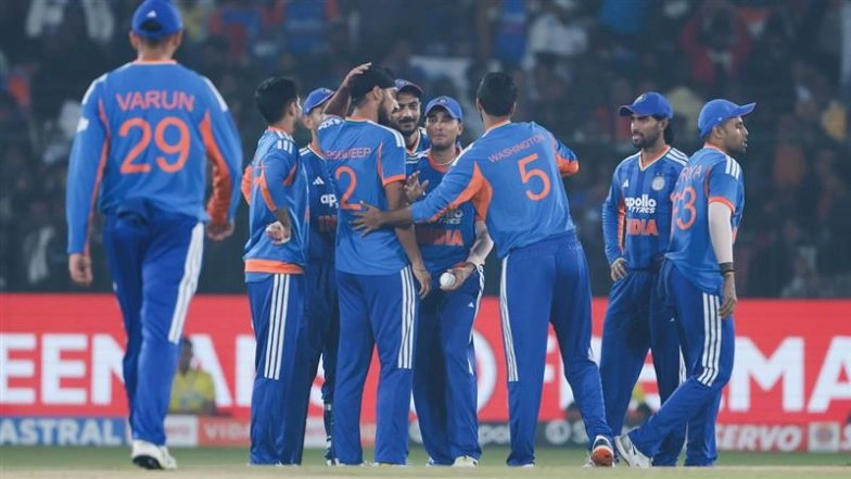India Defeat South Africa by 101 Runs in 1st T20I 2025; Hardik Pandya, Bowlers Power Hosts to Dominant Victory