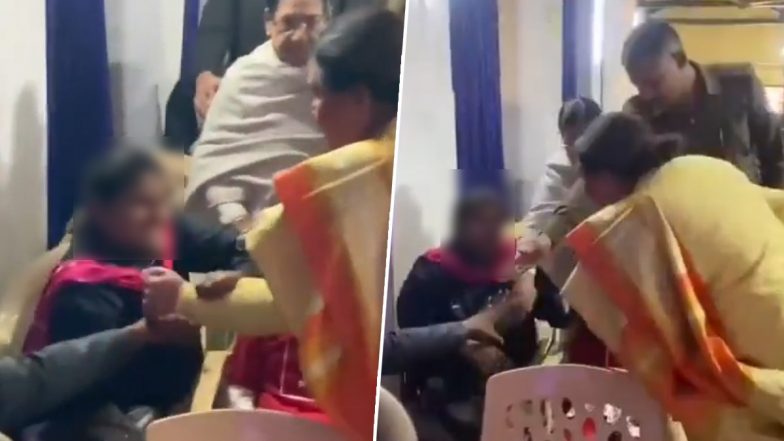‘Will Be Blind in Her Next Birth Too’: Jabalpur BJP Leader Anju Bhargava Harasses Visually Impaired Woman, Video Goes Viral