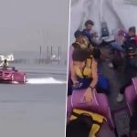 Jet Car in Mumbai: Rolls Royce-Shaped ‘Car in the Sea’ Draws Huge Crowd As Watercraft Cruises Through Arabian Sea at Juhu Beach (Watch Videos)