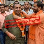 Was Unnao Rape Convict Kuldeep Singh Sengar Given ‘Grand Welcome’ After His Release From Jail? Viral Photo Is AI-Generated Image, Reveals Fact Check