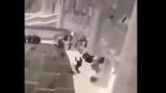 Makkah Mosque Suicide Bid: Security Guard Injured After Trying To Save Man Who Jumped From Upper Floor of Masjid Al Haram, Shocking Video Surfaces Makkah Mosque Suicide Bid: Security Guard Injured After Trying To Save Man Who Jumped From Upper Floor of Masjid Al Haram, Shocking Video Surfaces