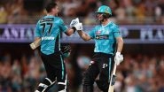 Highest Successful Run Chase in BBL: Matt Renshaw, Will Sutherland Score Centuries As Brisbane Heat Chase Down 258 Against Perth Scorchers to Secure Third Highest Run Chase in Twenty20 History
