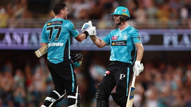 Highest Successful Run Chase in BBL: Matt Renshaw, Jack Wildermuth Score Centuries As Brisbane Heat Chase Down 258 Against Perth Scorchers to Secure Third Highest Run Chase in Twenty20 History