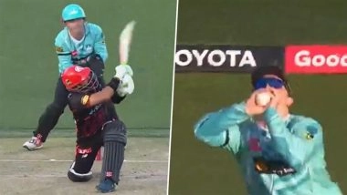Mohammad Rizwan Wicket Video: Watch Star Pakistan Cricketer Get Dismissed Cheaply By Patrick Dooley During Melbourne Renegades vs Brisbane Heat BBL 2025-26 Match