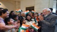 PM Narendra Modi Receives Warm Welcome From Indian Diaspora in Amman As He Begins Jordan Visit, Says 'Deeply Touched' (See Pics and Video)