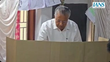 Kerala Local Body Election 2025 Phase 2: CM Pinarayi Vijayan Casts His Vote With Family in Kattilapeedika, Says ‘Left Poised for Historic Victory’ (Watch Video)