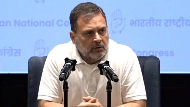 CWC Meeting 2025: VB G RAM-G Act Devastating Attack on States and Poor Much Like Demonetisation, Says Congress Leader Rahul Gandhi (Watch Video)
