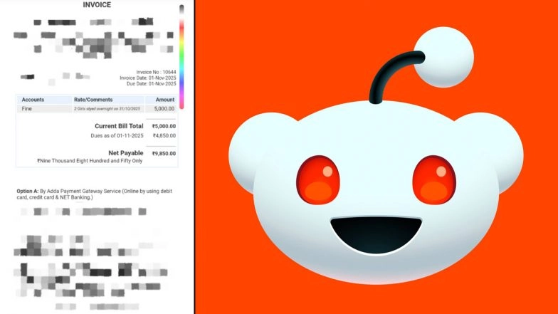 Bengaluru Resident Alleges Unfair Treatment of Bachelors After Society Imposes INR 5000 Fine for '2 Girls Staying Overnight'; Netizens React As Reddit Post Goes Viral