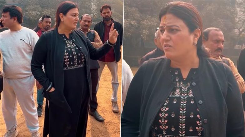 ‘Ek Mahine Mein Hindi Nahi Seekhi To…’: Delhi BJP Councillor Renu Chaudhary Threatens African Football Coach Publicly in Patparganj Park, Faces Social Media Ire (Video)