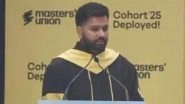 'Pata Nahi Kya Bola' Rohit Sharma Instantly Forgets Story About Tim Paine While Giving Speech After Getting Honorary Degree From Masters Union (Watch Video)