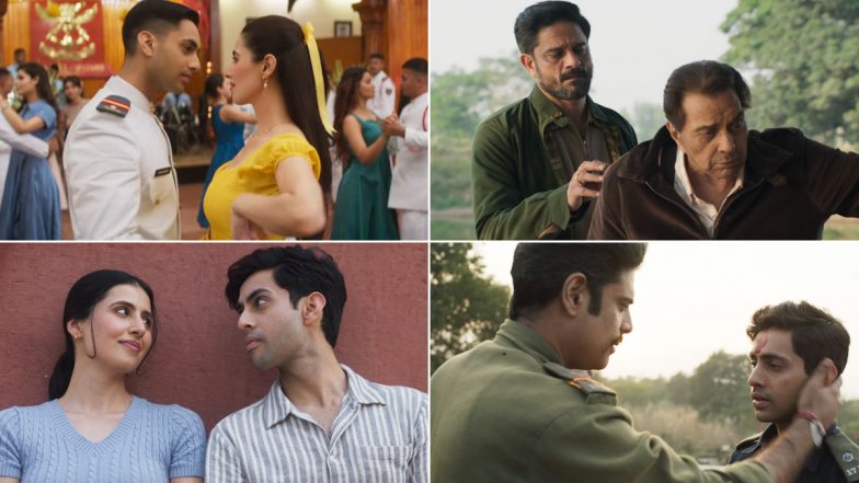 ‘Ikkis’ Song ‘Sitaare’: Agastya Nanda and Simar Bhatia’s Chemistry Shines in Arijit Singh’s Melodious Track (Watch Video)