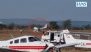 Aircraft Crash in Madhya Pradesh: Trainee Aircraft Skids off Dhana Airstrip, Pilot Escapes Unhurt (Watch Video)