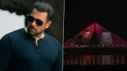 &lsquo;Happy Birthday Bhai&rsquo;: On Salman Khan&rsquo;s 60th Birthday, Mumbai&rsquo;s Bandra Worli Sea Link Lights Up With Superstar&rsquo;s Laser Image; Subhash Ghai Shares Video With Heartwarming Message