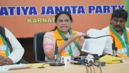 Won&rsquo;t Allow &lsquo;Hate Speech&rsquo; Law to Be Implemented: Mos Shobha Karandlaje Says Congress Trying to Impose Undeclared Emergency in Karnataka