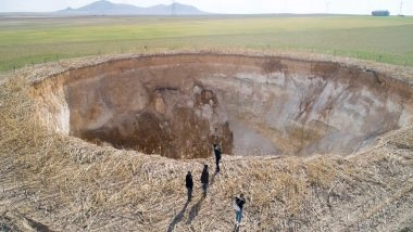 Sinkhole Surge in Turkey: Nearly 700 Giant Craters Swallow Wheat Farms in Konya Plain, Video Shows Apocalyptic Scenes