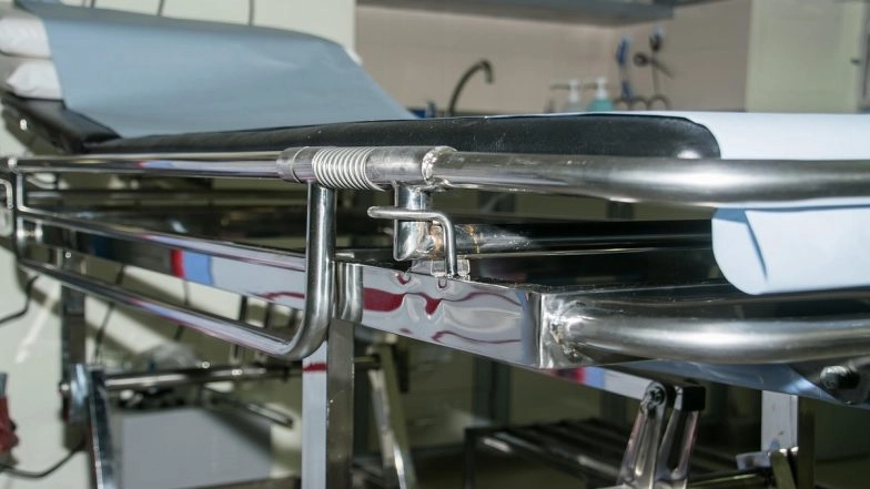 Bihar: Man Drags Mother's Body on Stretcher From Hospital to Home in Nawada After Being Denied Ambulance, Wife and Son Stay Back at Facility As Guarantors (Watch Videos)