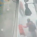 Tyre Burst Caught on Camera in Delhi: Minor Girl on Her Way To School Gets Injured After Truck’s Tyre Bursts in Mehrauli, Disturbing Video Surfaces