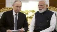 PM Narendra Modi Says Welfare of World Only Through Path of Peace As He Reiterates India's Position on Ukraine Conflict During Meeting With Russian President Vladimir Putin (Watch Videos)