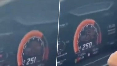 Yellow Lamborghini Caught Speeding Over 250 Kmph on Bandra-Worli Sea Link in Mumbai, Luxury Car Seized After Video Goes Viral