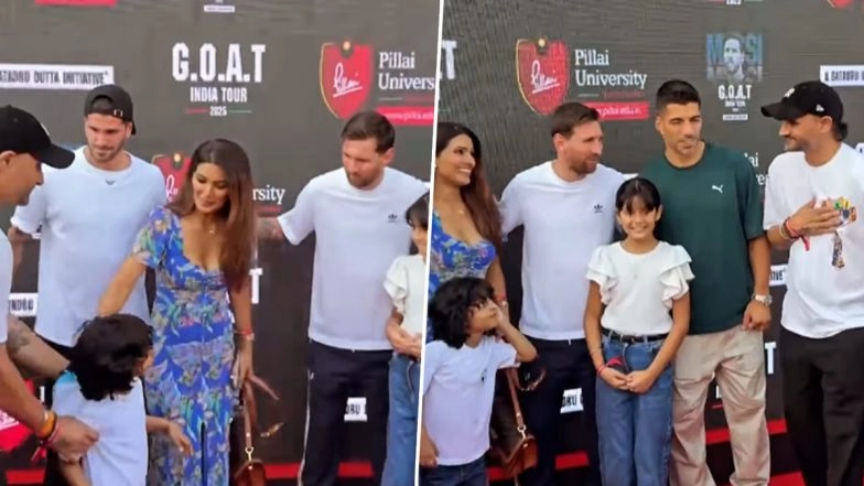 Geeta Basra Meets Lionel Messi with Harbhajan Singh, Thanks Mumbai Police for Smooth Management (Watch Video)