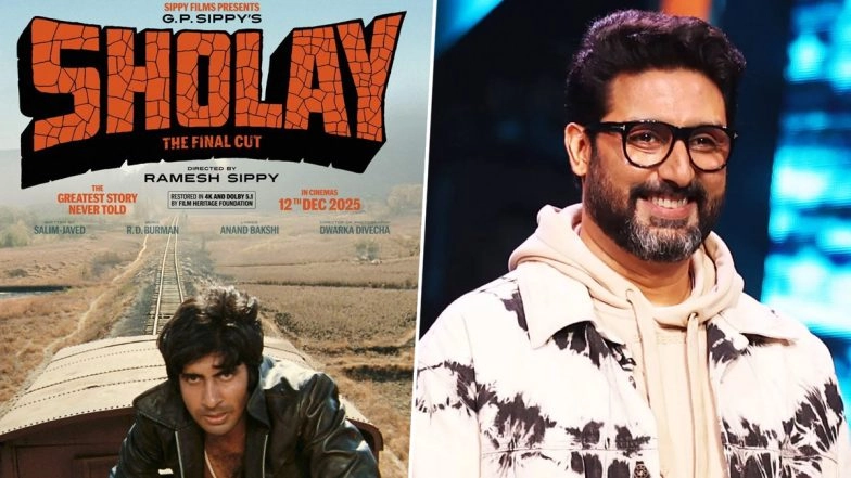 'Sholay - The Final Cut': Abhishek Bachchan Shares Lifelong Dream of Experiencing Iconic Film in Theatres
