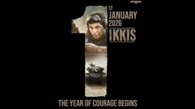 &lsquo;Ikkis&rsquo; Postponed: Dharmendra and Agastya Nanda&rsquo;s War Drama Now Set for January 1, 2026 Release (View Poster)