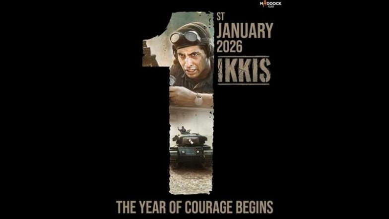 ‘Ikkis’ Postponed: Dharmendra and Agastya Nanda’s War Drama Now Set for January 1, 2026 Release (View Poster)