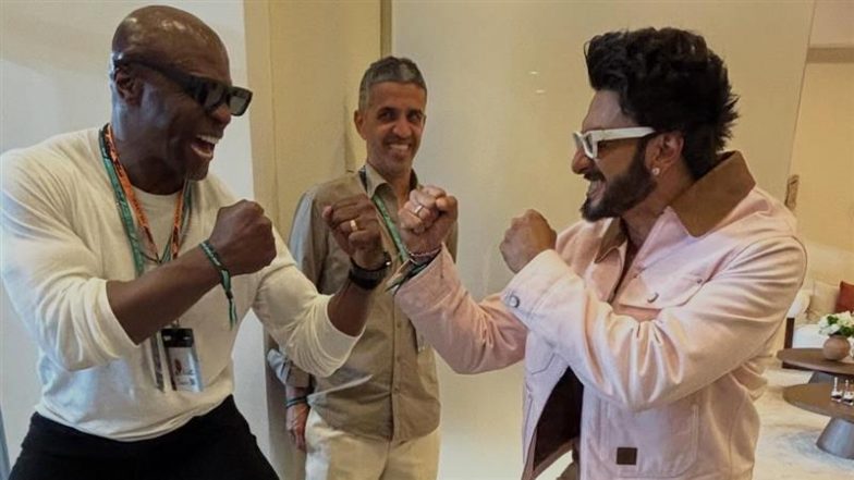 Terry Crews Meets Ranveer Singh at F1 Abu Dhabi, Congratulates Him on ‘Dhurandhar’ Success (View Post)