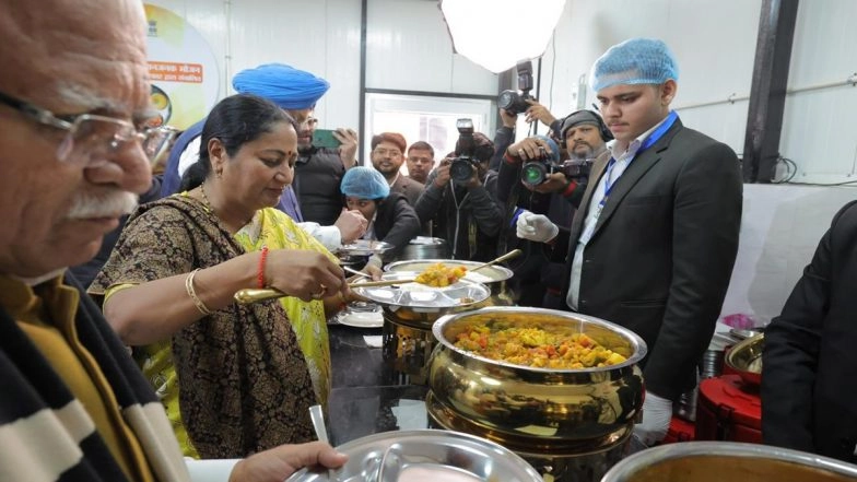 &lsquo;Nutritious Meals for Just INR 5&rsquo;, Delhi CM Rekha Gupta Inaugurates 45 &lsquo;Atal Canteens&rsquo; on Birth Anniversary of Former PM Atal Bihari Vajpayee (See Pics)