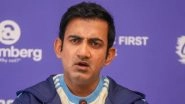 Gautam Gambhir's 'Reaction' on Pakistan's ICC T20 World Cup 2026 Boycott Against India Goes Viral (Watch Video)
