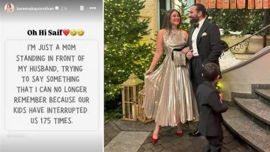 ‘Oh Hi Saif’: Kareena Kapoor Khan Jokes About Constant Kid Interruptions in Cute Message to Husband Saif Ali Khan (View Post)
