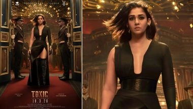 &lsquo;Toxic - A Fairytale for Grown-Ups&rsquo;: Nayanthara Dazzles in First Look as Fearless Ganga Opposite Yash (View Poster)